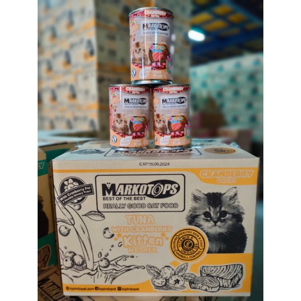 Makanan Basah Kucing Markotops Kitten 400gr All Varian Rasa