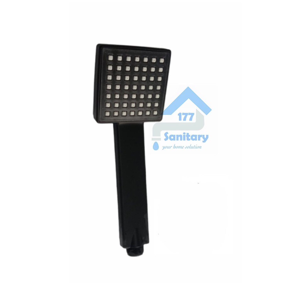 kepala hand shower Fio kotak hitam 3017BL / head handshower spray