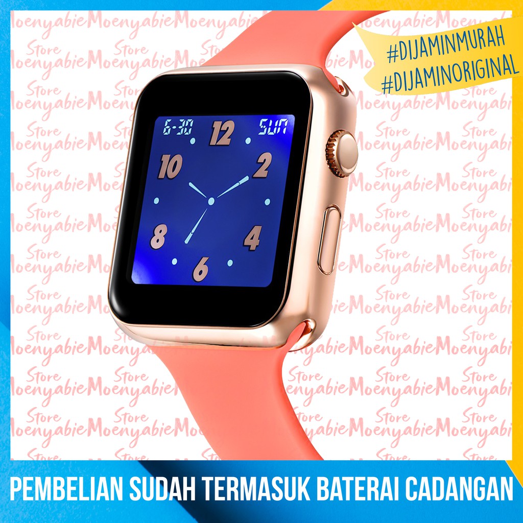 Digitec Wanita DS 8076T Orange Gold Original Dan Anti Air Jam Tangan Digitec Wanita & Pria