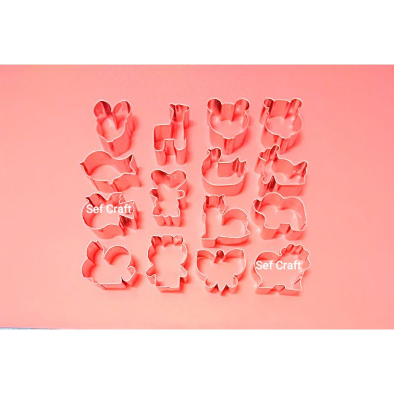 

Animals stainless cutter 15 / set