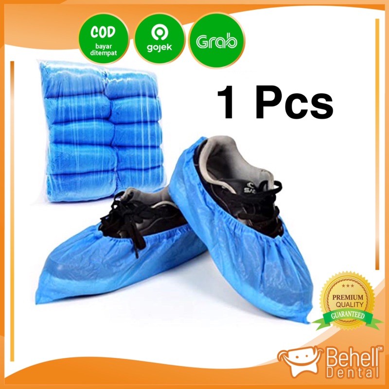 Cover shoes PLASTIK sarung sepatu disposable APD shoe cover medis sekali pakai disposable PLASTIC