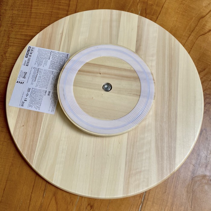 

KUE-PENGHIAS-ALAT- MEJA PUTAR KAYU DEKORASI KUE / MEJA PUTAR HIAS KUE / TURNTABLE KUE -ALAT-