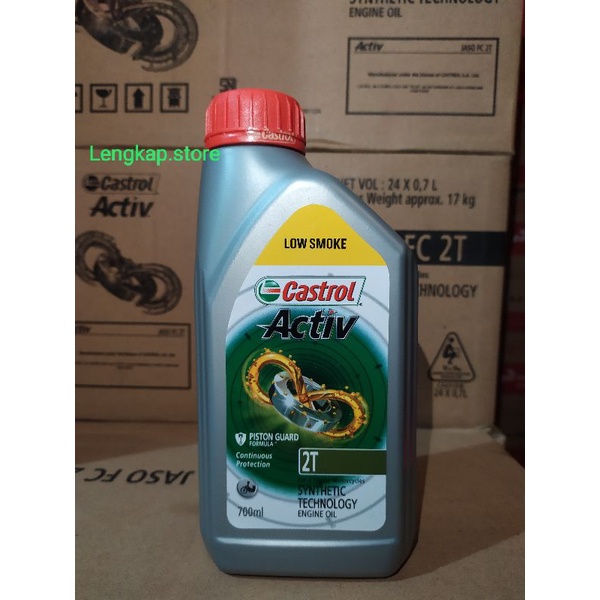 OLI CASTROL 2T 700ML  ACTIV LOW SMOKE SYNTHETIC TECHNOLOGY