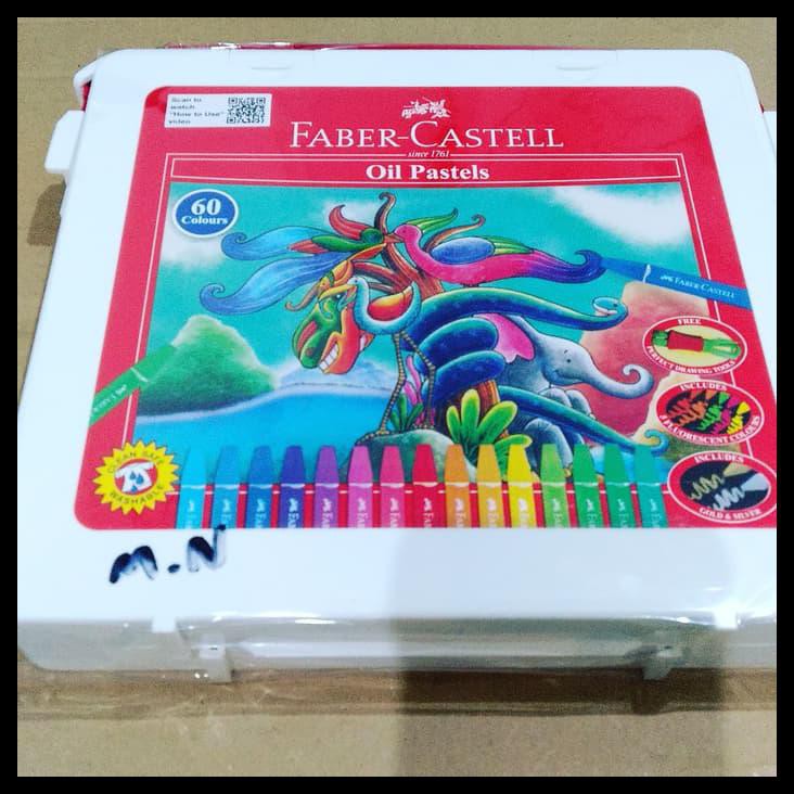 

READY STOK OIL PASTELS FABER CASTELL 60 (CRAYON) PERALATAN MELUKIS MURAH