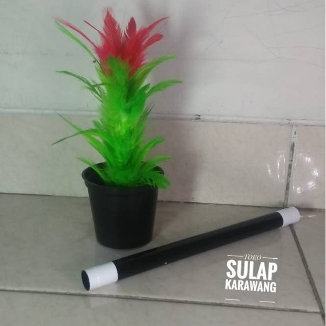 Alat sulap tongkat bunga | mainan sulap tongkat jadi bunga