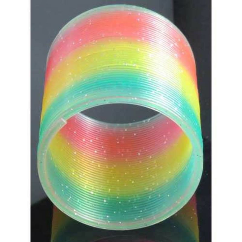 Mainan Anak Anak Murah Qixing Toys Slinky Spring Rainbow