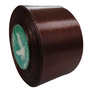 

Pita Satin Coklat Tua Ukuran 2 inch / 5 cm Per Roll