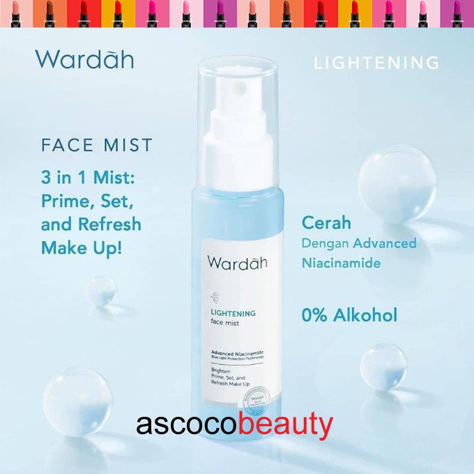 Wardah Lightening Face Mist 60ml ✰ ascocobeauty ✰