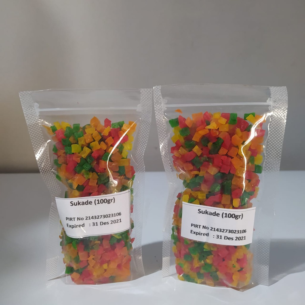 

Sukade Mix - buah cincang kering 100 gr