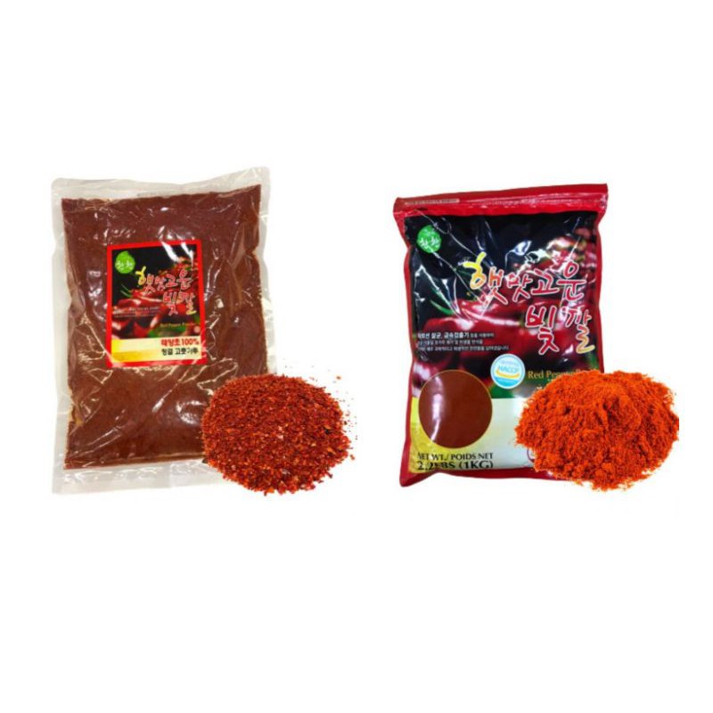 

Gochugaru Kasar dan Halus 1kg / Bubuk Cabai Korea / Bumbu Cabai Masak