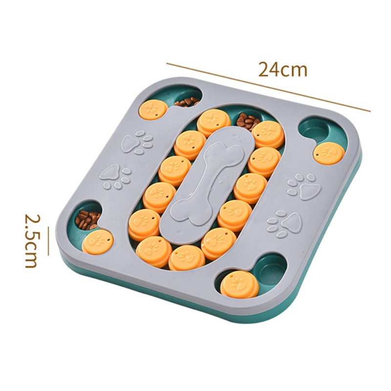 Mainan Puzzle Dispenser Makanan Untuk Pelatihan IQ Anjing Dan Kucing