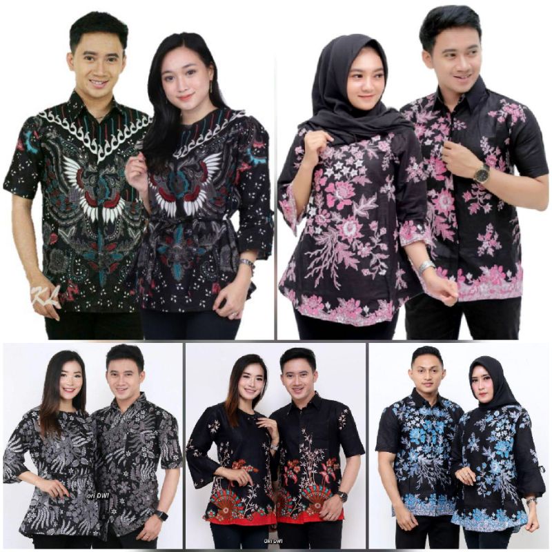Batik Couple Baju couple Batik seragam kerja kantor.