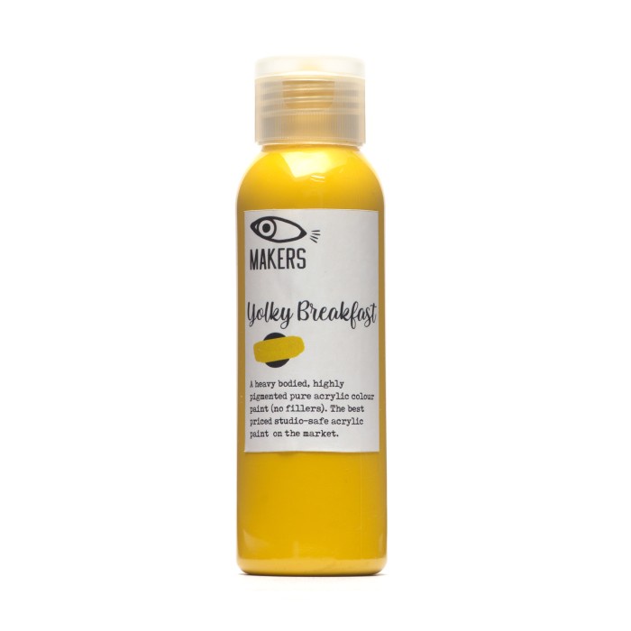 

Yolky Breakfast Acrylic Paint 100ml by MAKERS