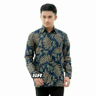 Couple Batik Tunik Modern Seragam Kerja Kantor Lengan Panjang Terbaru