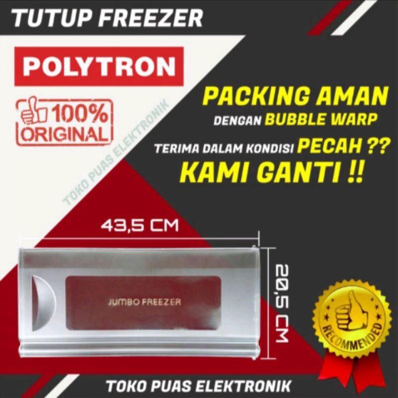 Tutup freezer kulkas polytronPR 15, PR 16, PR 17 SERIES.