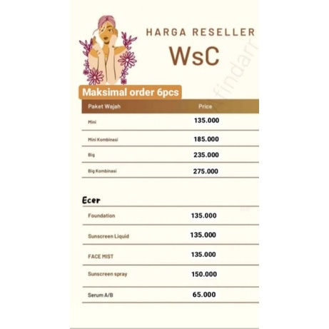 Wsc organic khusus order grosir