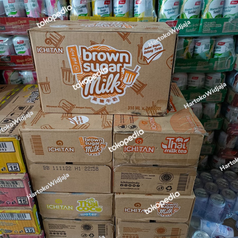 

ICHITAN BROWN SUGAR MILK TEA 310ML DUS ISI 24 BOTOL