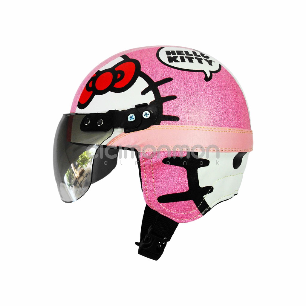 SUPER Helm Anak Retro Hello Kitty