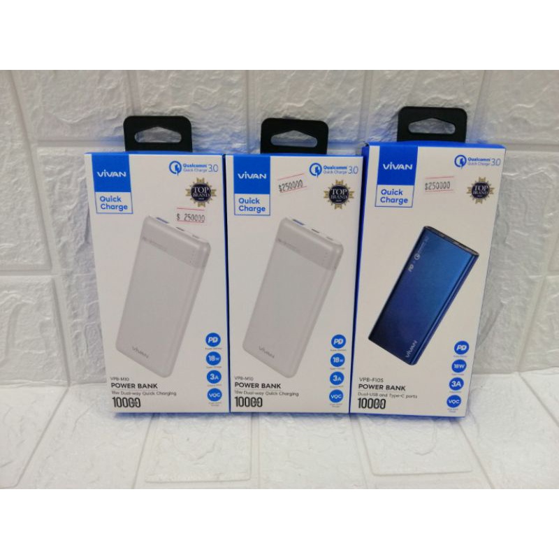 POWER BANK VIVAN 10000mAh