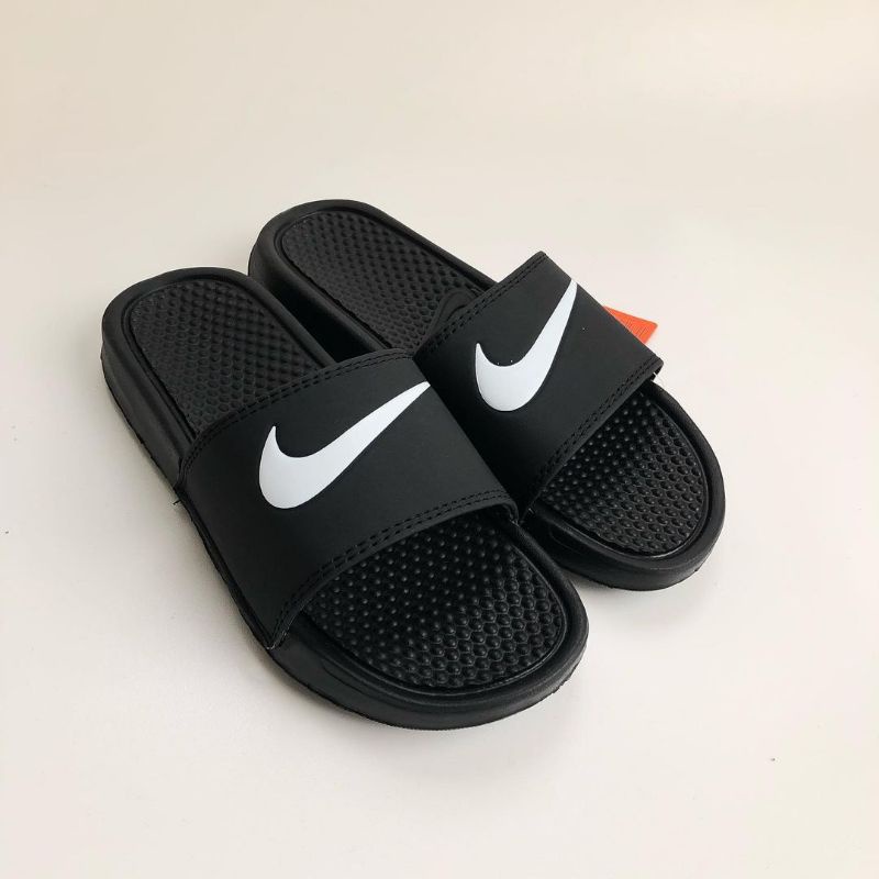 Sandal Slop Unisex Nike Ceklis Logo-WHITE LOGO