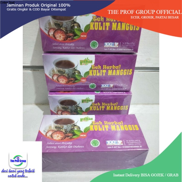 

Teh Kulit Manggis - Teh Celup Herbal Kulit Manggis Original isi 20pcs