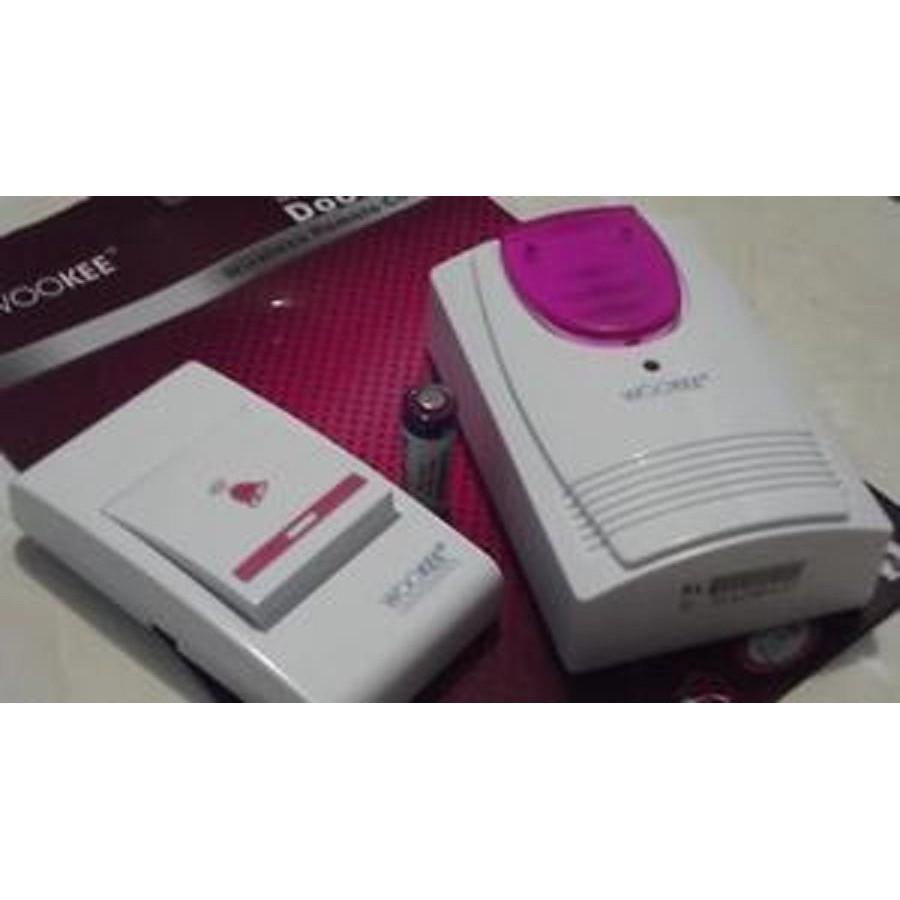 Wireless door bell (doorbell) / bel pintu rumah tanpa kabel wookee Terbaik