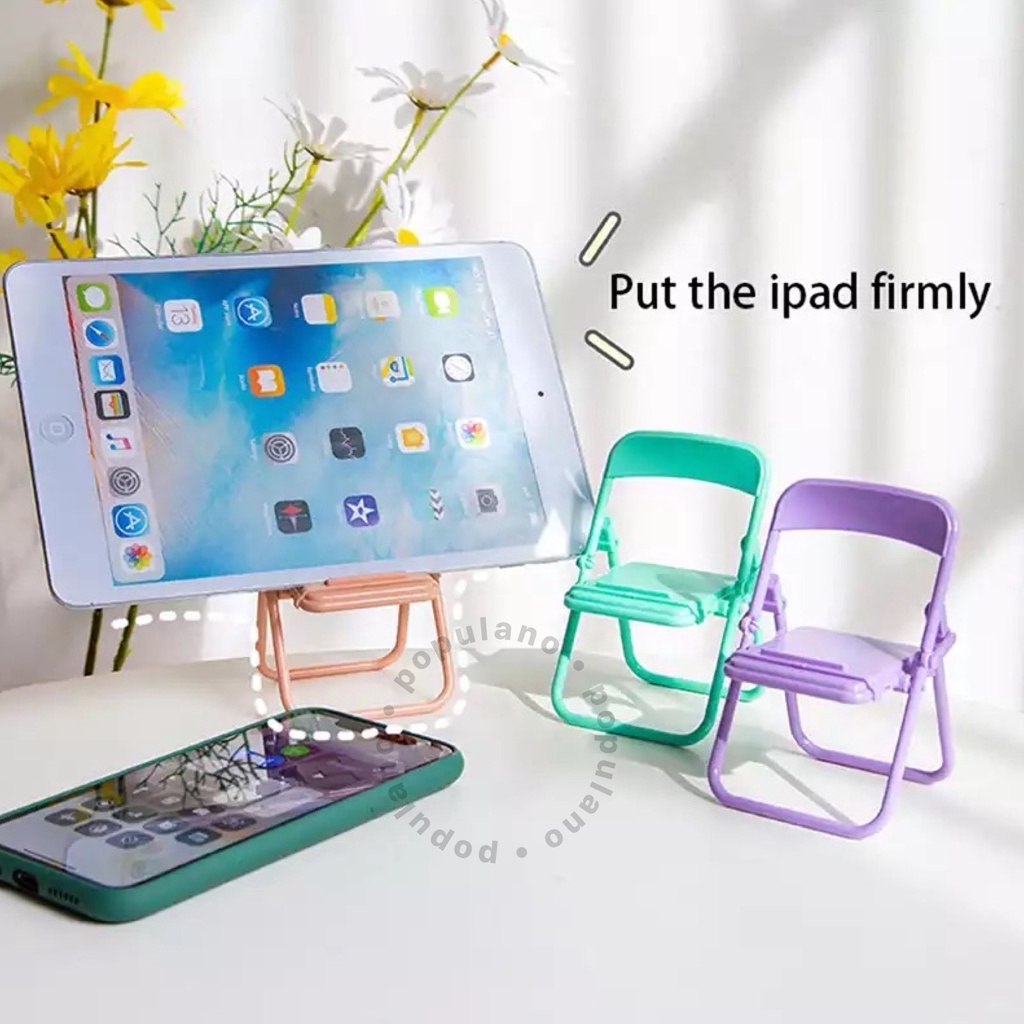 Phone Holder Chair Stand Hp Kursi Dudukan Docking Sandaran Handphone