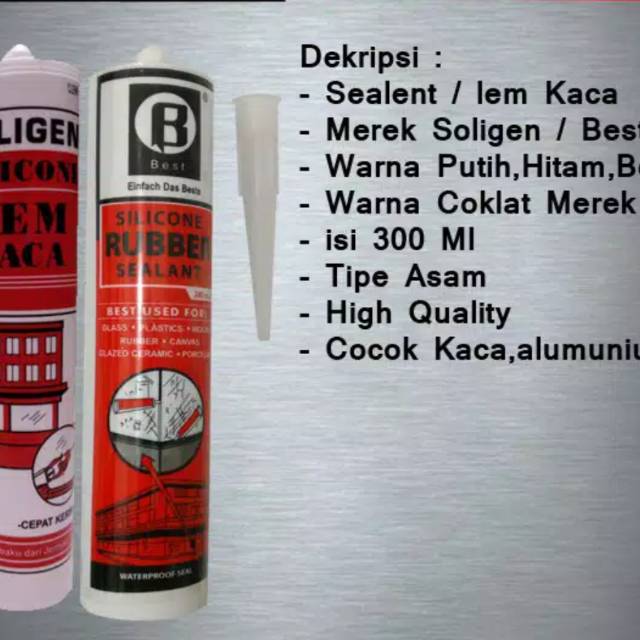 

Lem kaca/ sealent
