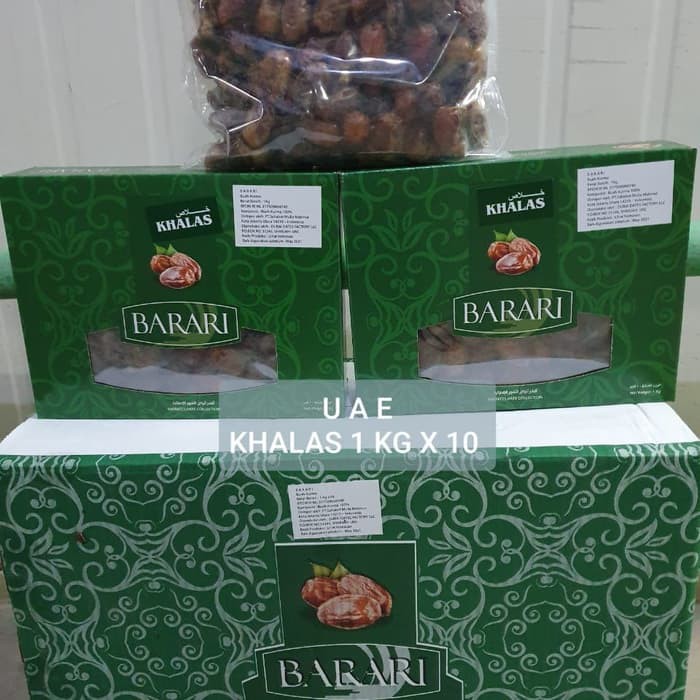 

Promo Kurma Khalas / Kholas BARARI 1kg / 1000gr Asli Original 1 kg