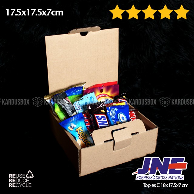 

10pcs Kardus Box Diecut [17.5x17.5x7cm]