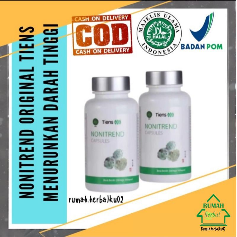 

NONITREND ORIGINAL / MENURUNKAN DARAH TINGGI