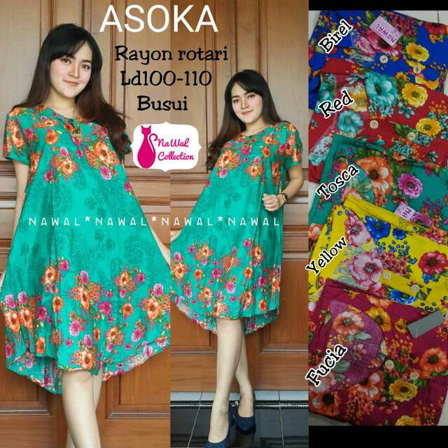 Baju daster ibu hamil dan menyusui. Baju tidur kain adem dan nyaman.