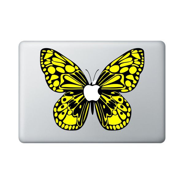 Sticker Laptop Apple Macbook 13' Decal - Butterfly 001