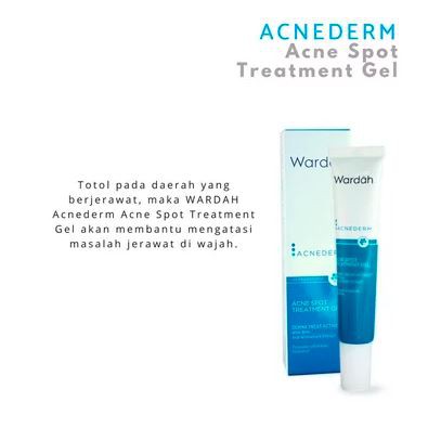 Wardah Acnederm Acne Spot Treatment Gel 15ml