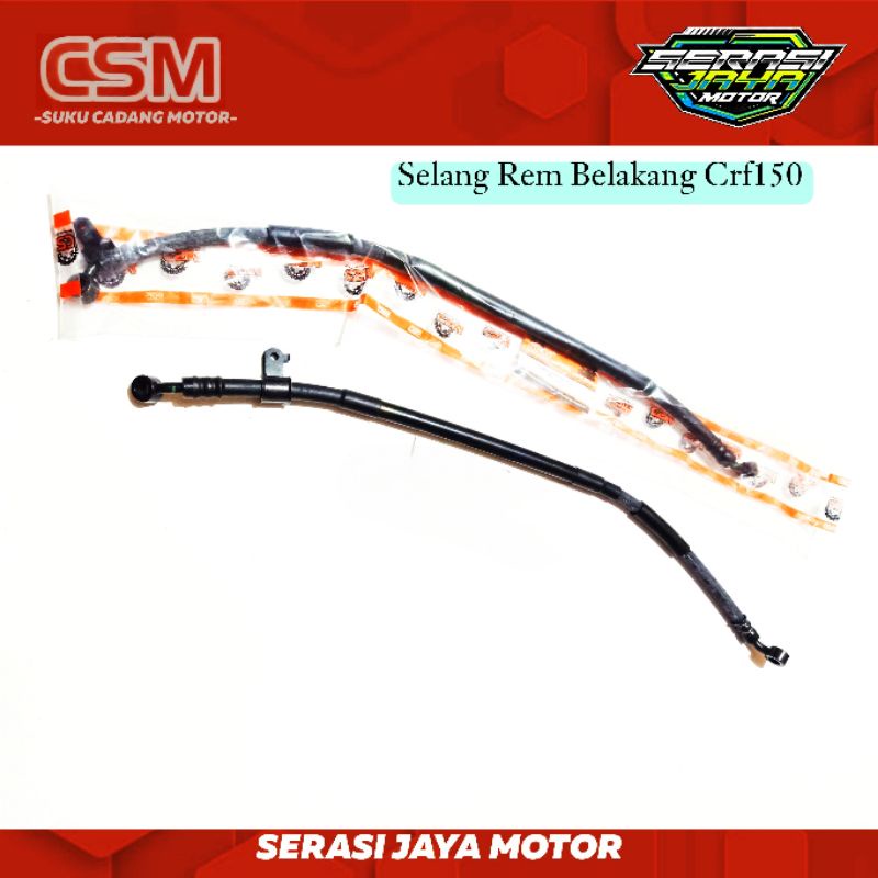 SELANG REM BELAKANG CSM CRF150 / SELANG REM DISC BELAKANG CRF 150