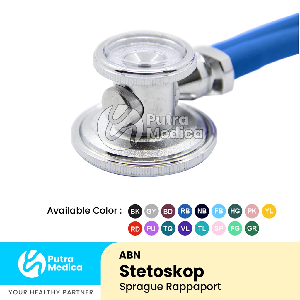ABN Stetoskop Sprague Rappaport 2 Selang / Stethoscope Warna Warni / Stethoscop / Stetoscope / Stetoscop / Alat Kedokteran