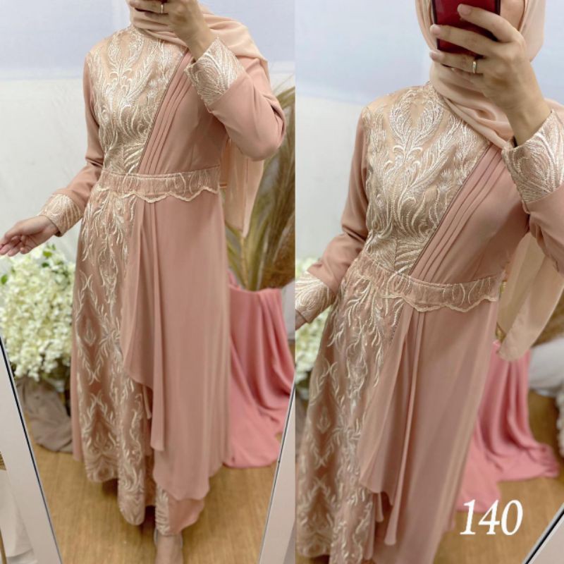 gamis pesta muslim/dress wedding