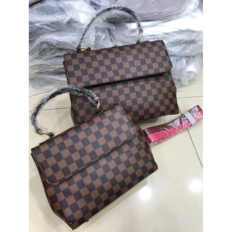 LV CLUNY DAMIER TALI PINK DAN TALI BIRU 25CM DAN 30CM