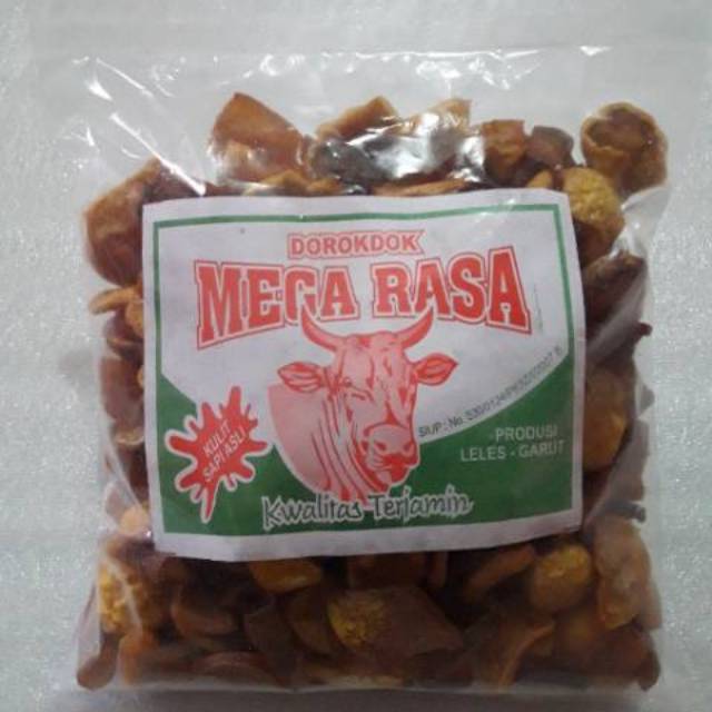 

500gram Dorokdok MENTAH (Kerupuk Kulit Sapi) Asli Leles-Garut GRATIS KARDUS DAN BUBBLE WRAP