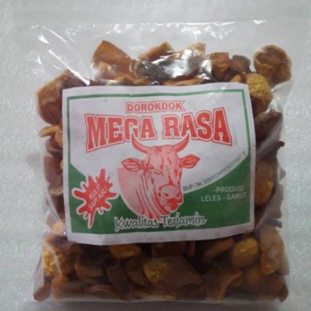 Jual 500gram Dorokdok Kerupuk Kulit Sapi Asli Leles Garut Mentah