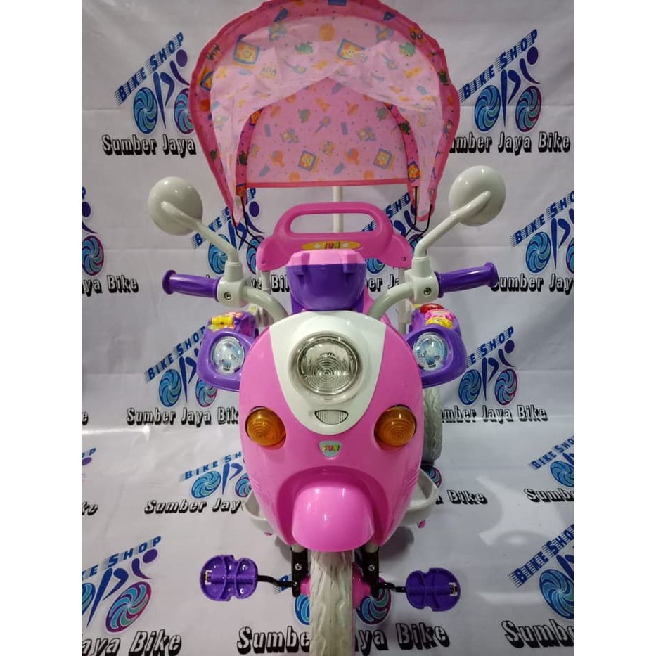 Sepeda Roda 3 Pmb Safari Scoopy 2Music New 