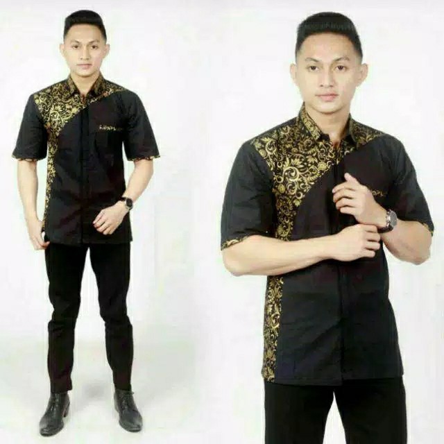 New Arrival Distro Batik Pria Bordir Sogan Hrb026 Batikaf Notoarto Batik Ipnu-ippnu Hem Pria Bel