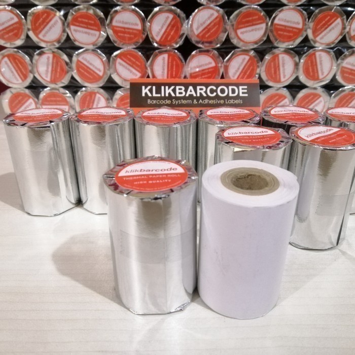 

KERTAS STRUK THERMAL 57*40 UNTUK PRINTER BLUETOOTH, PRINTER PORTABLE