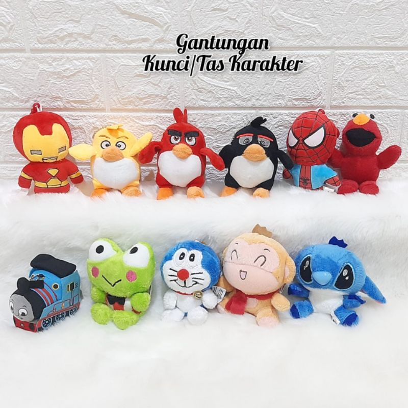 Gantungan Kunci Karakter Gantungan Tas Lucu Gantungan Karakter Nailong Dino kuning
