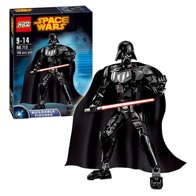 BRICK KSZ 713 STAR WARS DARTH VADER MEGA BLOCK ISI 160 PCS