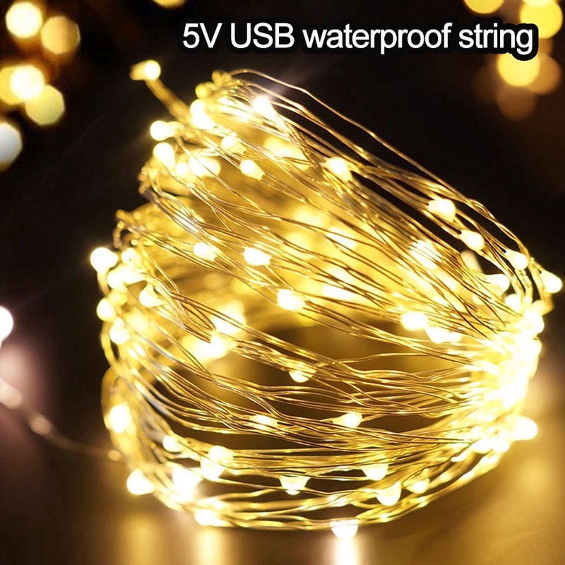 Firefly LED String Copper Wire Fairy Lights Wedding Party Outdoor Indoor Lighting Decor