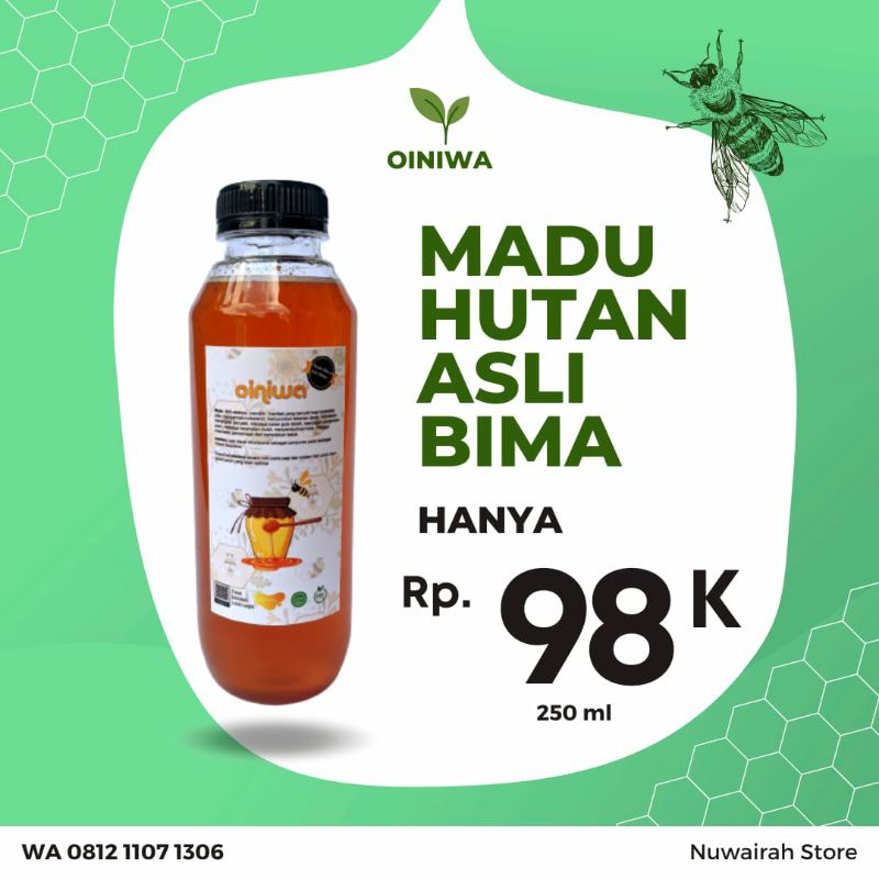

madu hutan murni asli bima