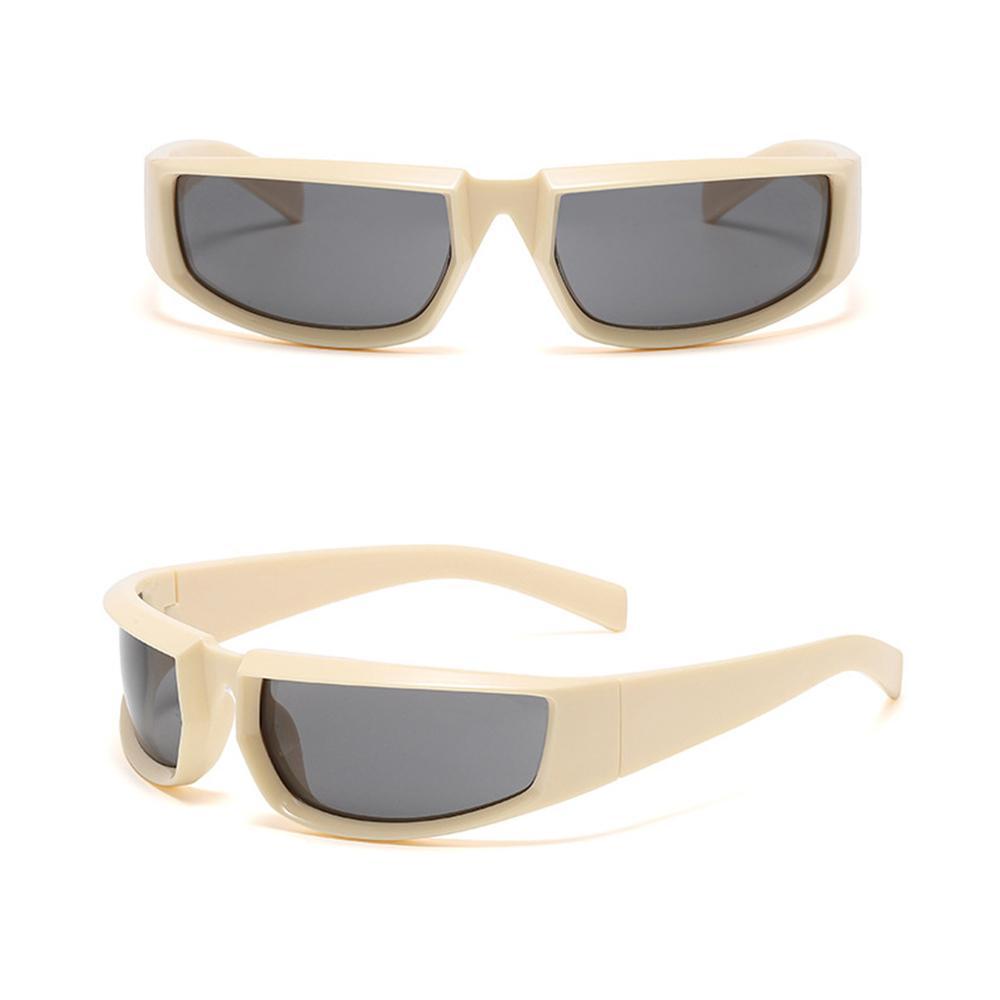 Chookyy Y2K Kacamata Hitam Fashion Bersepeda Steampunk Punk Goggles