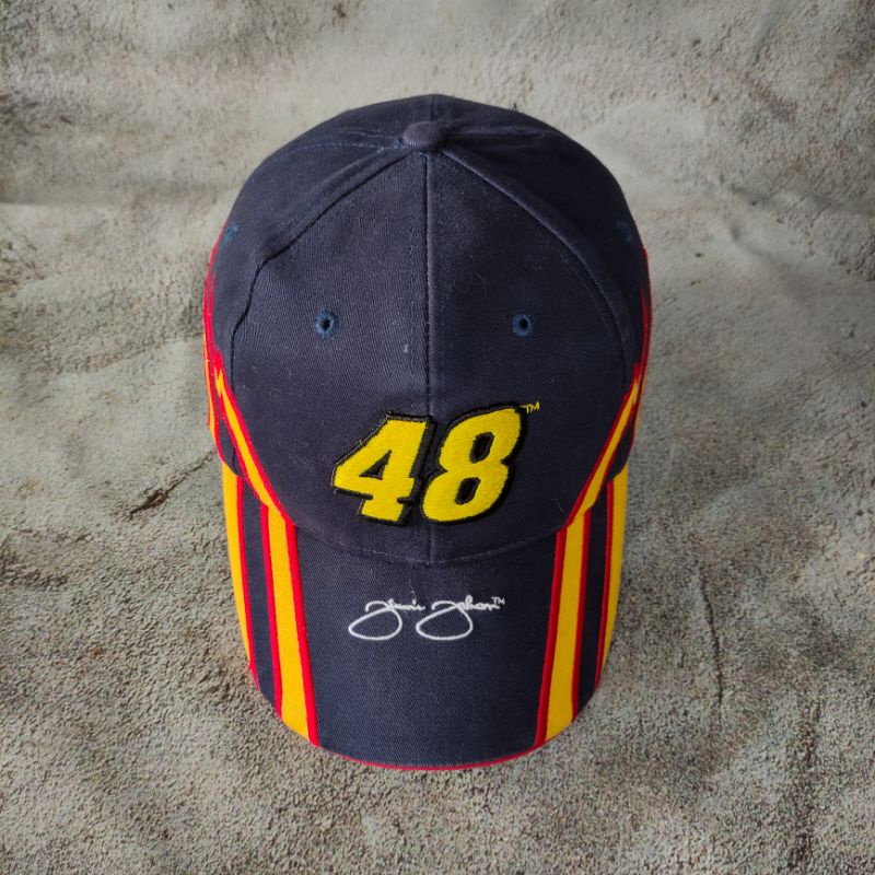 TOPI BISBOL VINTAGE NASCAR JIMMIE JOHNSON 48 BY CHAMPIONS APPAREL SECOND ORIGINAL