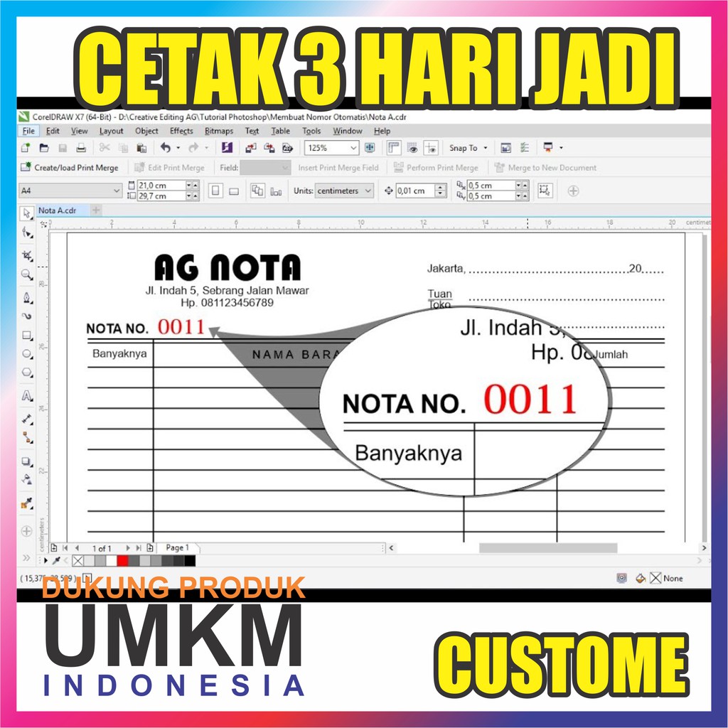 

NOMORATOR NOMOR URUT